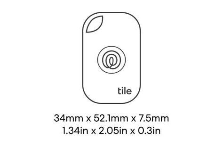 Image of a Tile Pro with the battery cover removed Tile Pro with the battery cover removed