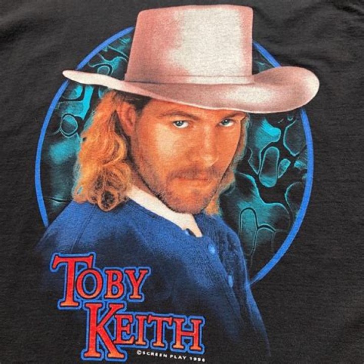 Toby Keith wearing a cowboy hat