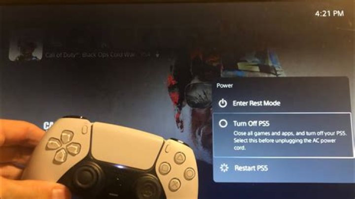 turn off PS5