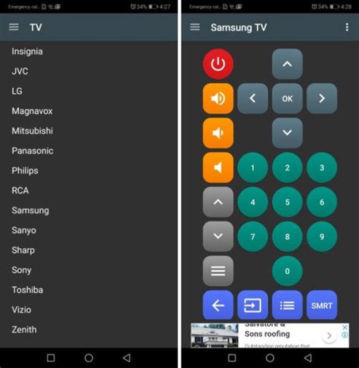 Twinone Universal Remote screenshot 2017 Twinone - best remote apps for android