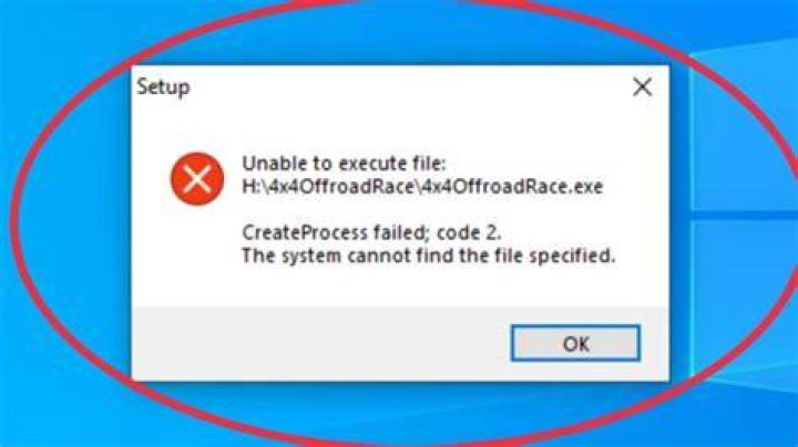 unable create required installation folder