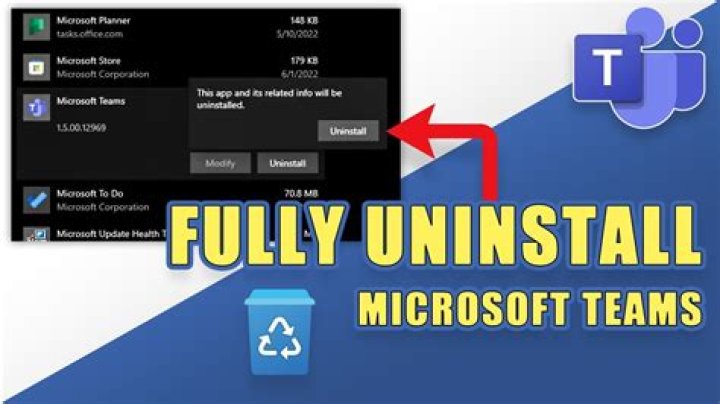 uninstall microsoft teams