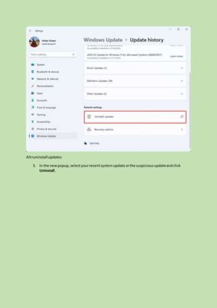 uninstall-updates