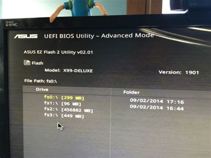 BIOS update your BIOS