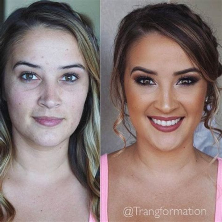 Valkyraw makeup before and after