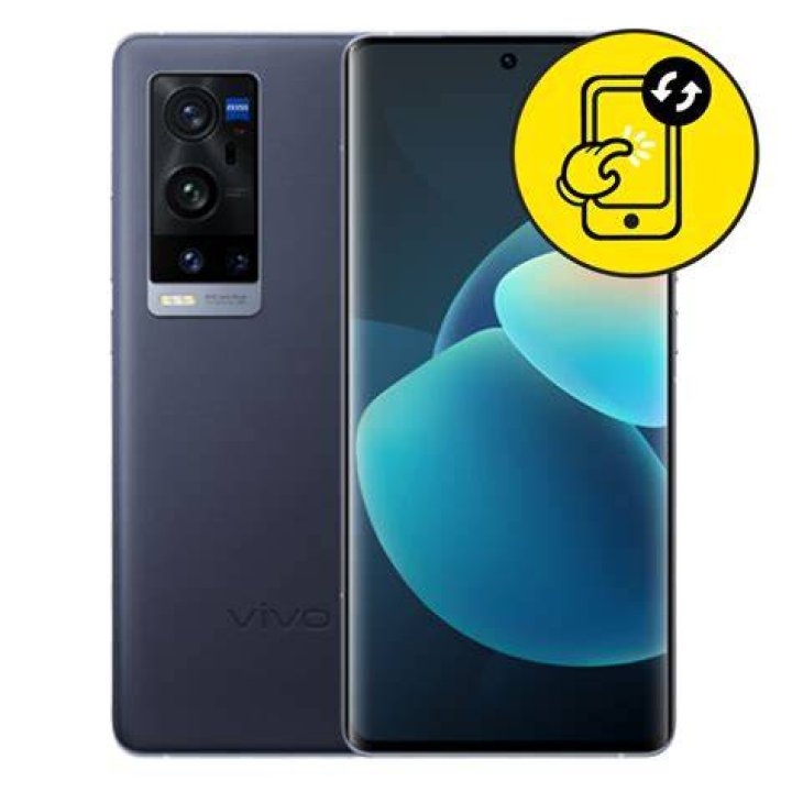 Vivo X60 Pro Plus face down from top Vivo X60 Pro Plus face down from top