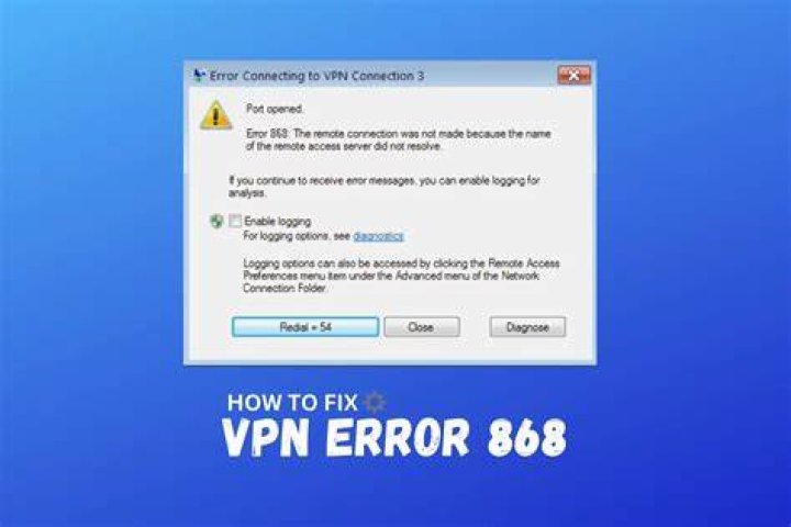 vpn error 812 fix