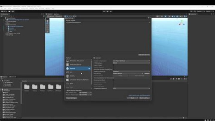 VR Build Settings