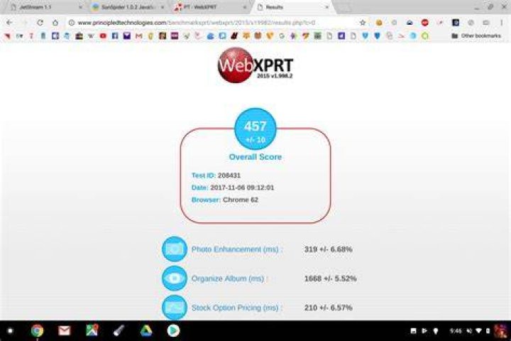 WebXPRT 2015 - Stock Browsers