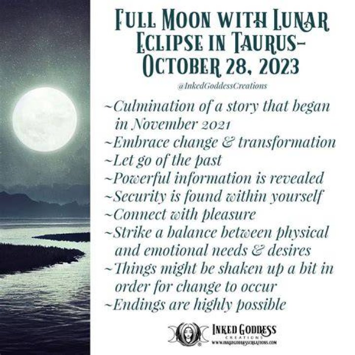 Weekly Horoscope Oct. 22-28: Full Moon Lunar Eclipse
