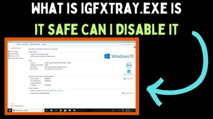 question mark what is igfxtray