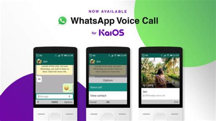 whatsapp on kaios phone WhatsApp on KaiOS.