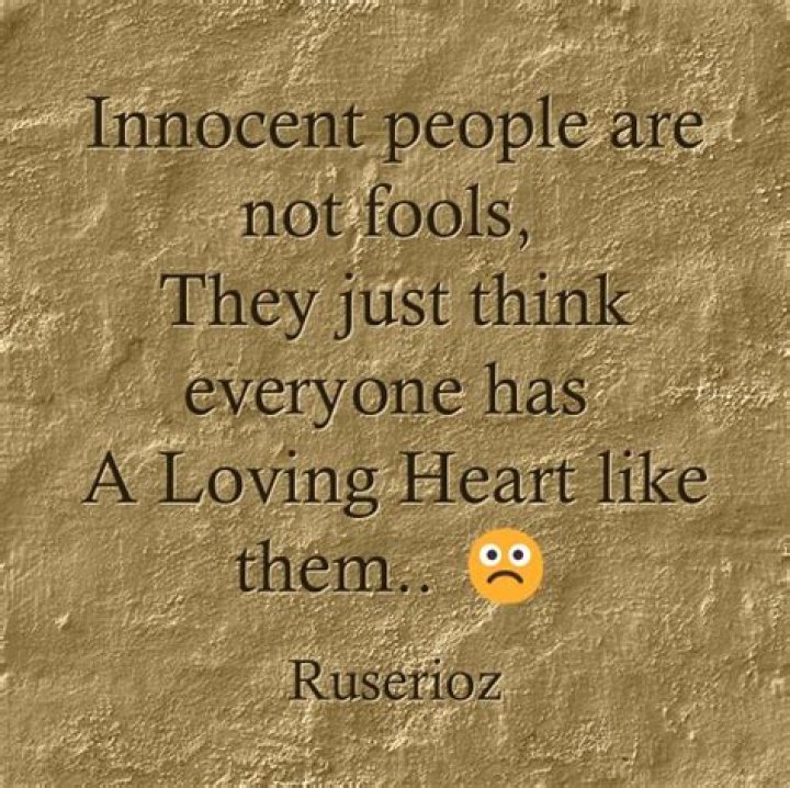 When People Think Your Innocent
