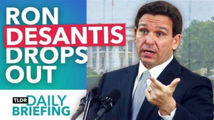 Why did DeSantis drop out?
