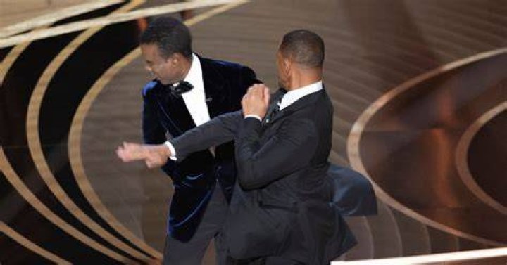 Will Smith slapping Chris Rock at the Oscars.