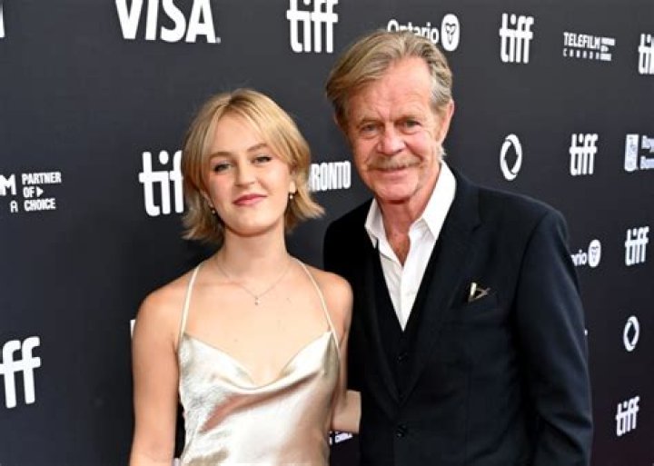 William H. Macy pickets with the WGA.
