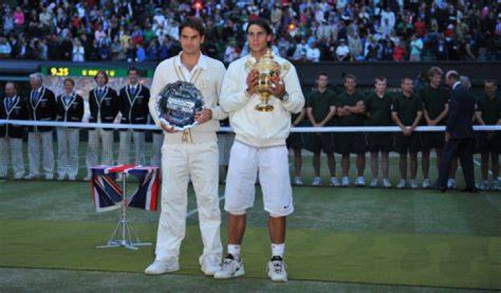 Wimbledon 2008 Roger Federer and Rafael Nadal