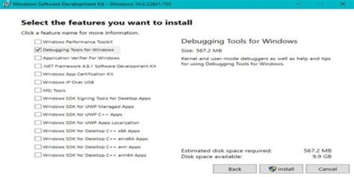 windows 10 debugging tools