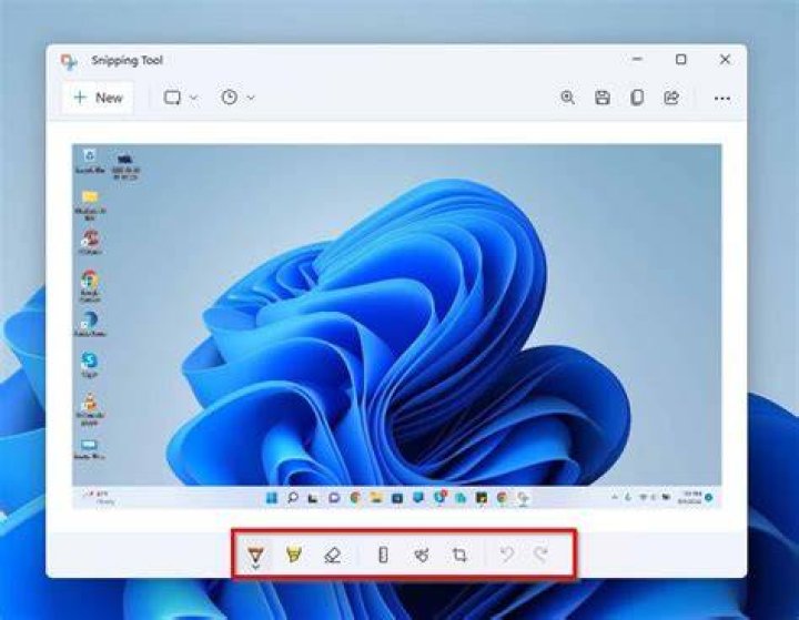 Windows 11 Snipping tool