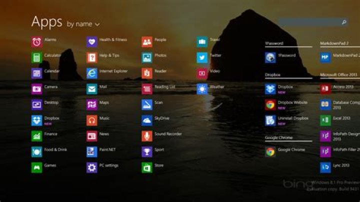 windows 8 apps to desktop