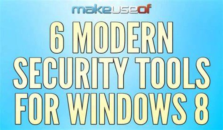 windows 8 security apps