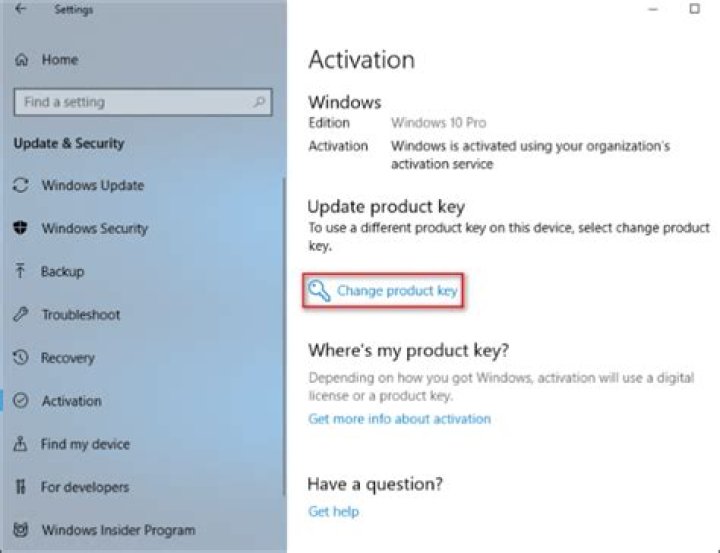 Windows 8.1 change product key