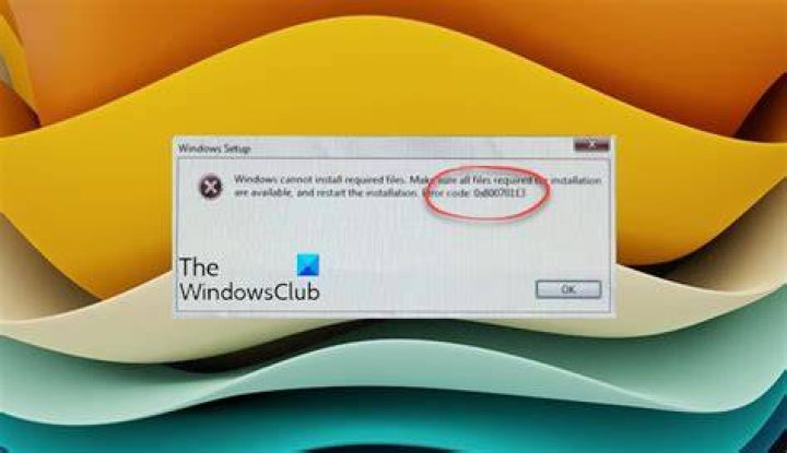 Windows error 0x800701E3