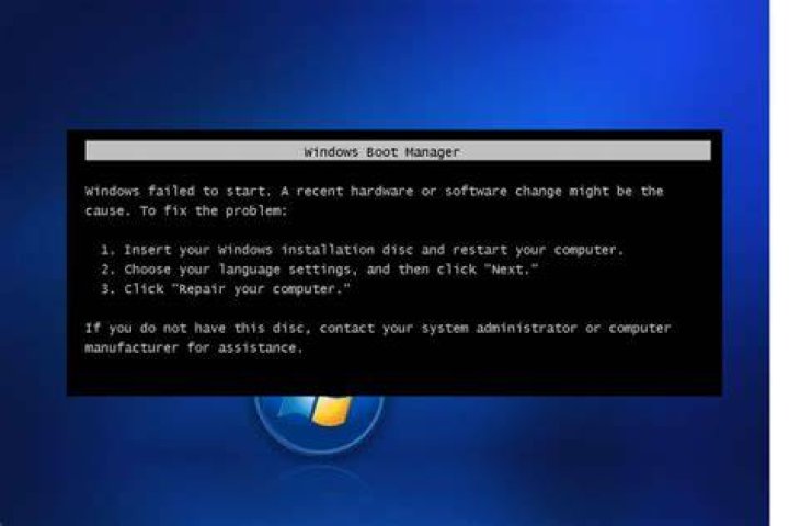 Windows failed to start. A recent hardware or software change might be the cause