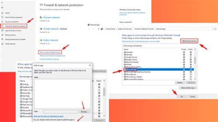 windows firewall port allow connection