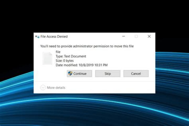Windows folder Access Denied administrator