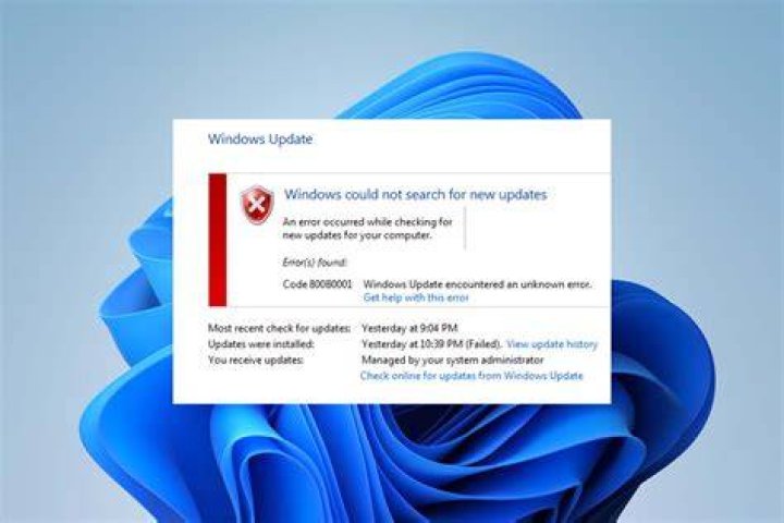 Windows Update database error registration is missing or corrupt