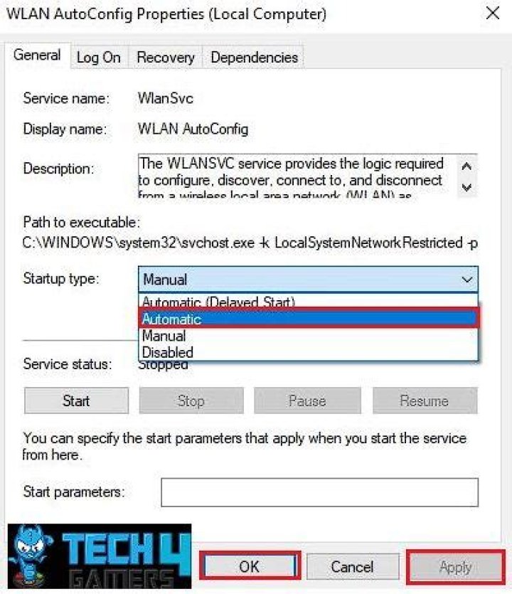 wlan autoconfing value WLAN AutoConfig - download microsoft hosted network virtual adapter driver