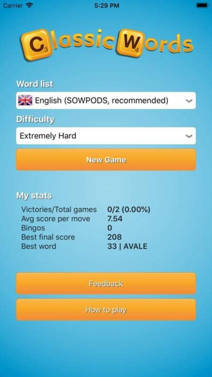 Words Classic Solo screenshot 2018 Words Classic Solo - best scrabble games and scrabble apps for android