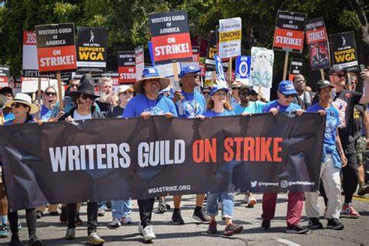 Writers Guild On Strike In New York City