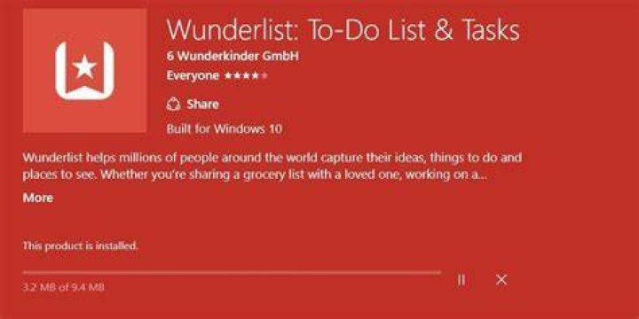 Wunderlist App for Windows 10 Updated with Comments & Sync Improvements
