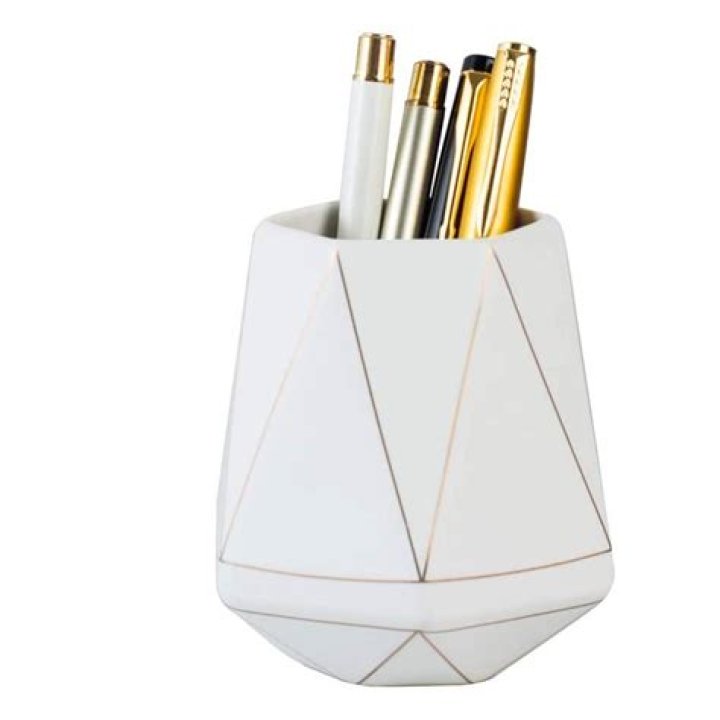 YOSCO Ceramic Desk Pen Holder