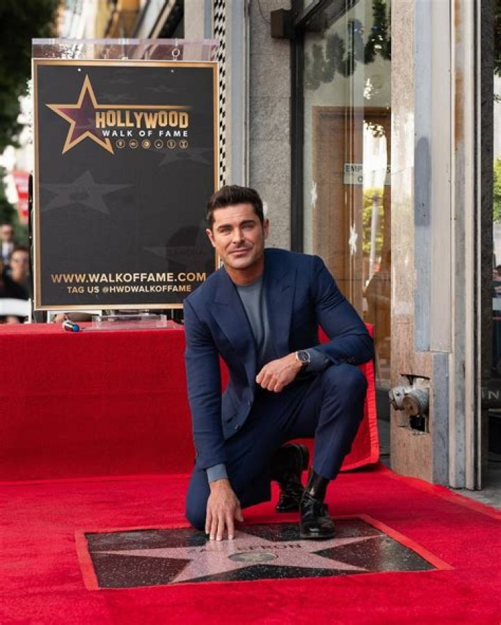 Zac Efron posing 